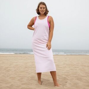 Left On Friday Muscle Dress Mauve It Mauve It
Pink Midi Tank Dress Sz Small